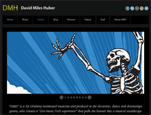 Tablet Screenshot of davidmileshuber.com